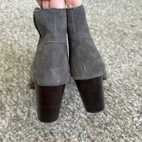Frye Myra Oiled Suede Booties (Smoke Grey) - Picture 7 of 10